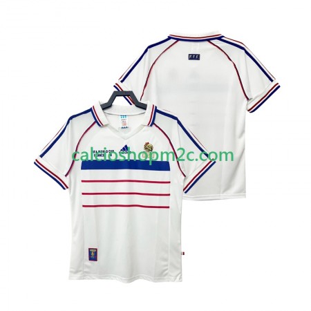 Francia Retro Maglia Trasferta 1998 Manica Corta